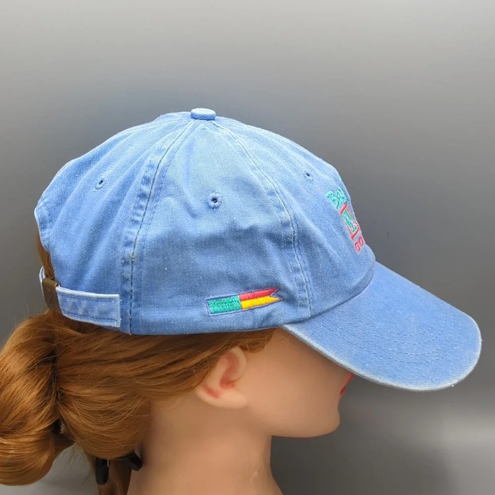 Bay Harbor Golf Club Hat Cap Blue Strapback Ahead One Size Adjustable